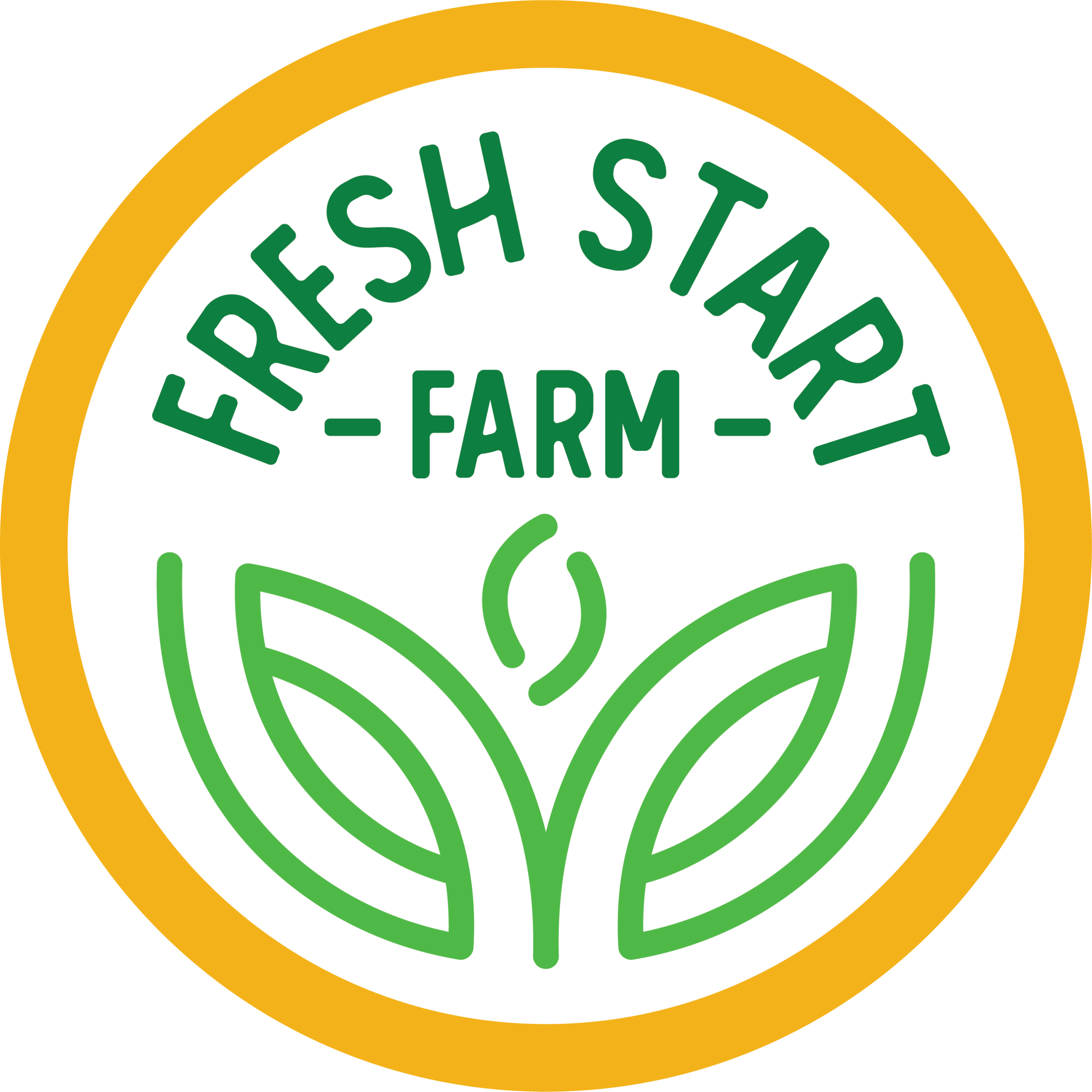 FreshStartFarm_Logo_Color_Transparent (1) (1) Graphic with the message: "Together We Will" surrounded by phrases "Restore Hope," "Repair Lives," "Rebuild Community," and "Combat Addiction."